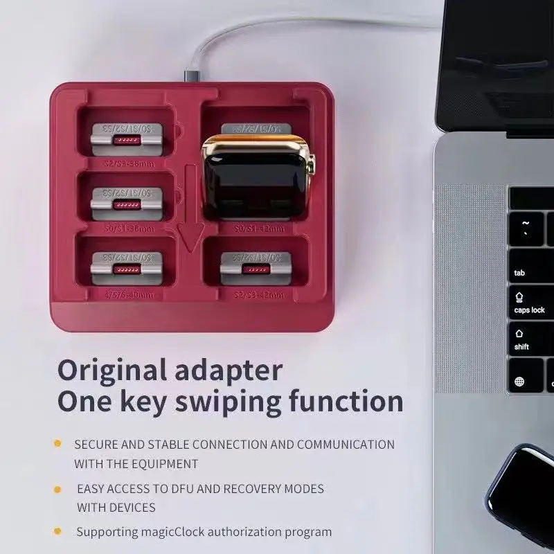 

XZZ XINZHIZAO MagicAWRT 6 в 1 iBUS адаптер инструмент для восстановления для Apple Watch S1 S2 S3 S4 S5 S6 38 мм 42 мм 40 мм 44 мм Фиолетовый режим ремонт