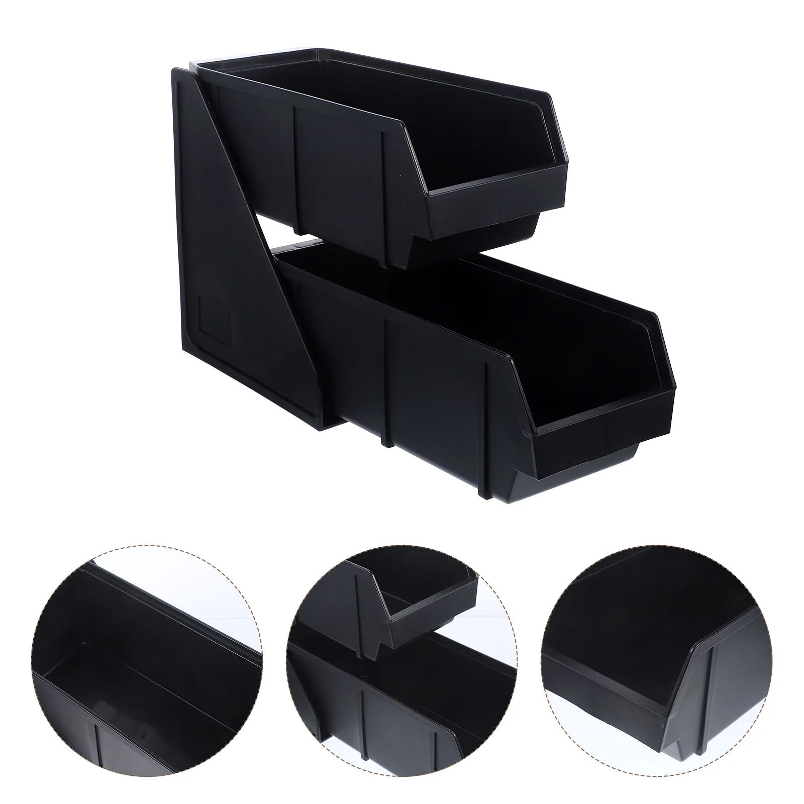 

Accessory Box Sugar Bag Holder Coffee Bar Supplies Plastic Storage Bin Organizer Station Countertop