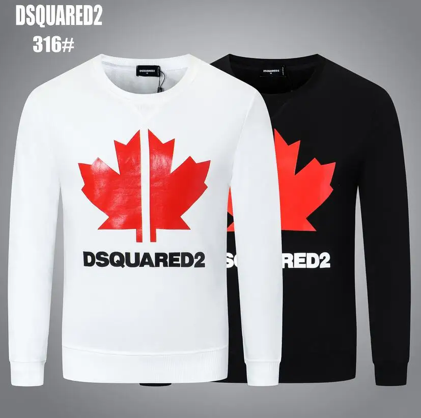 

Dsquared2 Italy Men Brand Hoodie Sweatshirt Print 2022 Winter Hoodie Mens Hip Hop Hooded Size M-3XL
