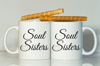 two soul sisters mugs best friend gifts gift for sister mugs gift for friends cups home decal friend gifts milk mug beer cups