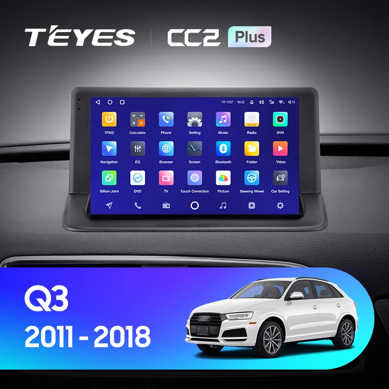 TEYES CC2L и CC2 Plus Штатная магнитола For Ауди Ку3 Audi Q3 1 8U 2011 - 2018 Android до 8-ЯДЕР 3 + 32ГБ 16*2EQ DSP
