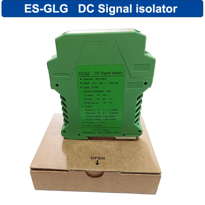 

Analog DC Signal Isolation Transmitter 0-10V 4-20mA 0-5V Signal Isolator Current Voltage SensorMulti-input Multi-output