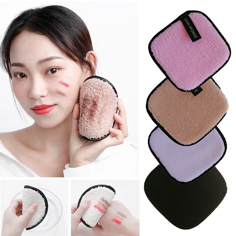 

5PCS Makeup Remover Pads Cosmetics Face Wash Puff Soft Comfortable Skin Care Cleansing Puff Tool DIY Lazy Beauty Tool