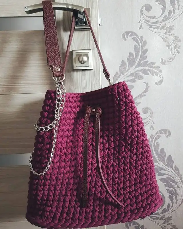 Трикотажная пряжа Бисквит цвет Марсала длина 100м. 100% хлопок |