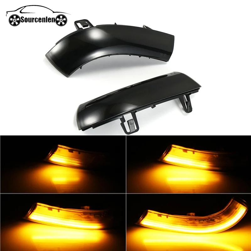 

2pcs for VW GOLF 5 GTI V MK5 Jetta Passat B5.5 B6 Sharan Superb EOS Dynamic LED Turn Signal Light Side Wing Mirror Indicator