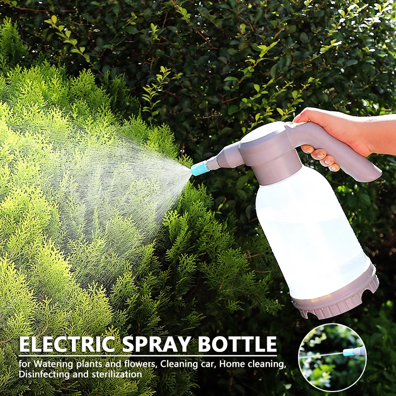 Electric Garden Sprayer Watering Cans 3L/2L Capacity Plant Mister Spray Bottle Waterproof Automatic Plant Atomizer For Indoor images - 6
