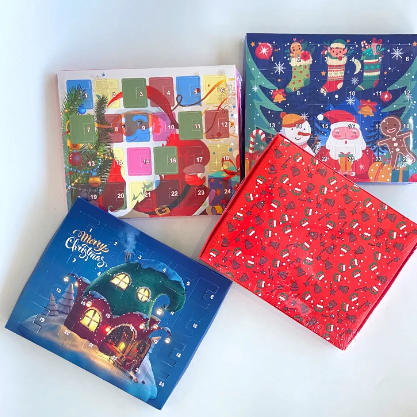 

Высокое количество, новая мода, Рождество, 24 календарь, обратный отсчет, Подарочная коробка, браслет, Рождество, сделай сам, шармы, браслет из...