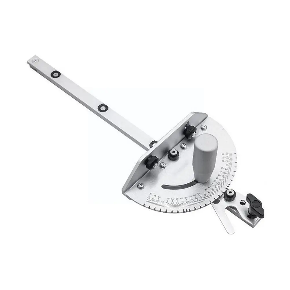 

Precision Miter Gauge And Aluminum Miter Fence W/ Tenon Block And Repetitive Cut Flip Stop And Tenon Gauge For Table Saw/Ro T7Z8