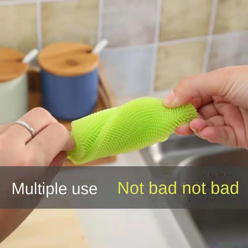 6 шт. силиконовые щётки для мытья посуды