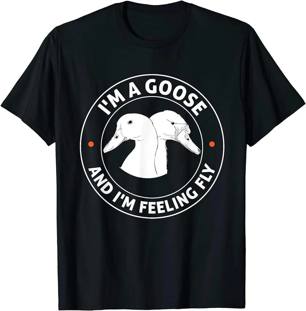 Забавная крутая гусиная говорящая футболка для любителей фермеров гусиных охот