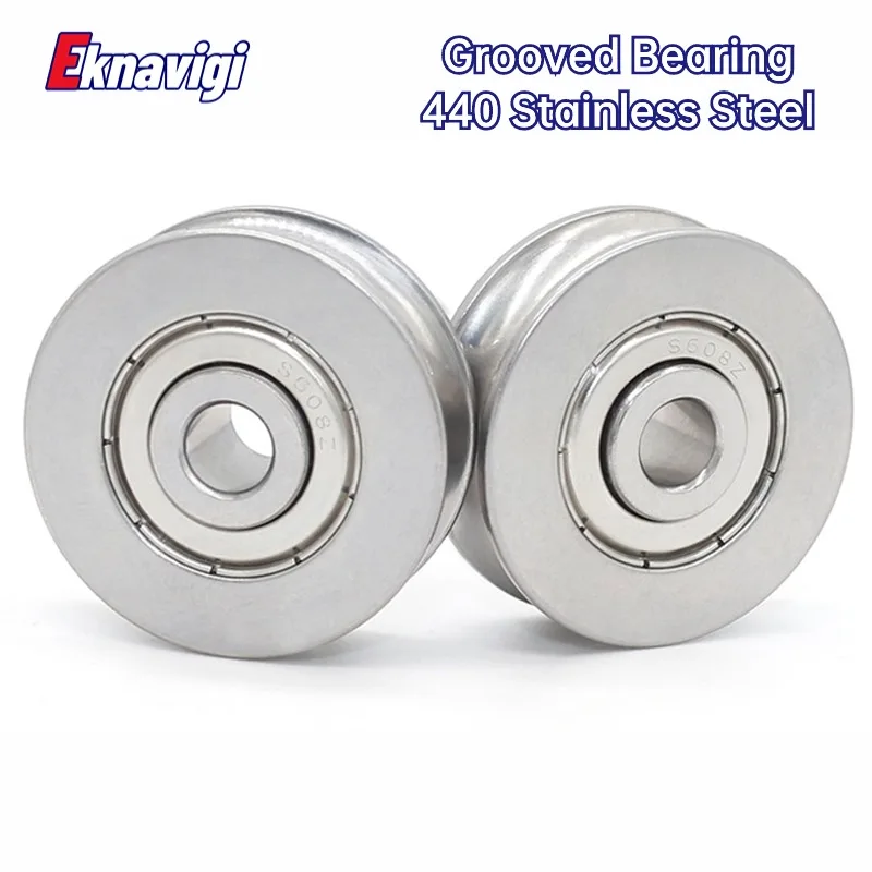 Подшипник из нержавеющей стали S605 606 607 SUS 440 с пазом в внешнем кольце 608 609 U