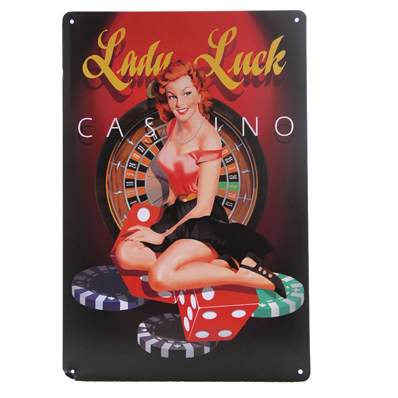 

Garage rules Pin-up girl Coffee Cafe Wall Vintage Poster Metal Sign Retro Tin Plaque -2 Garage rules Pin-up