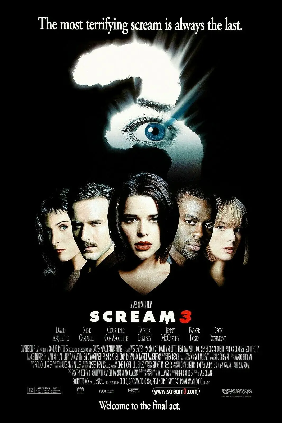 

Scream 3 Movie Art Film Print Silk Poster Home Wall Decor