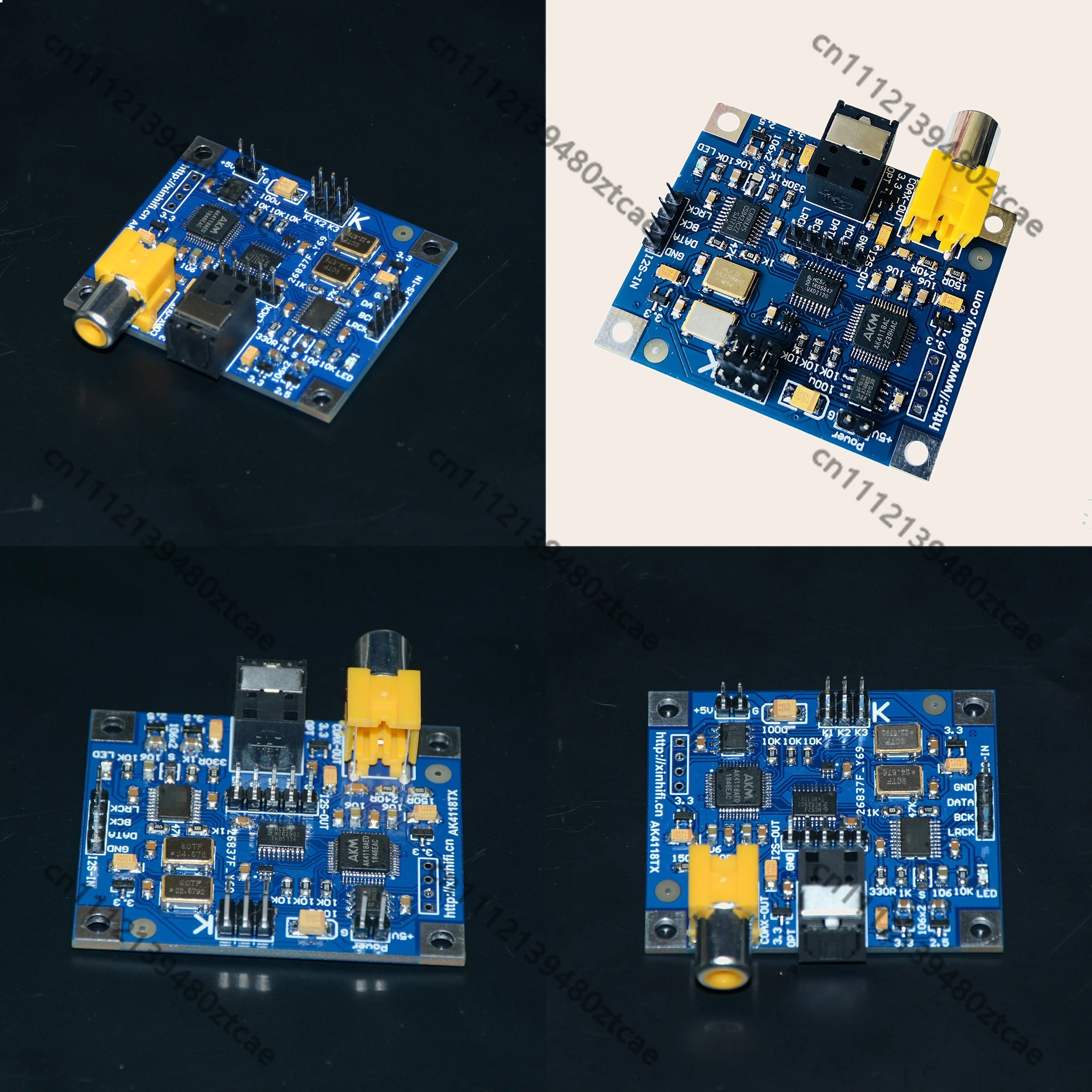 Фото Плата коаксиального оптоволоконного выхода I2S Nvarcher AK4118 24bit 192K для Raspberry Pi 2B 3B 3B+ 4B VOLUMIO MOODEF №1