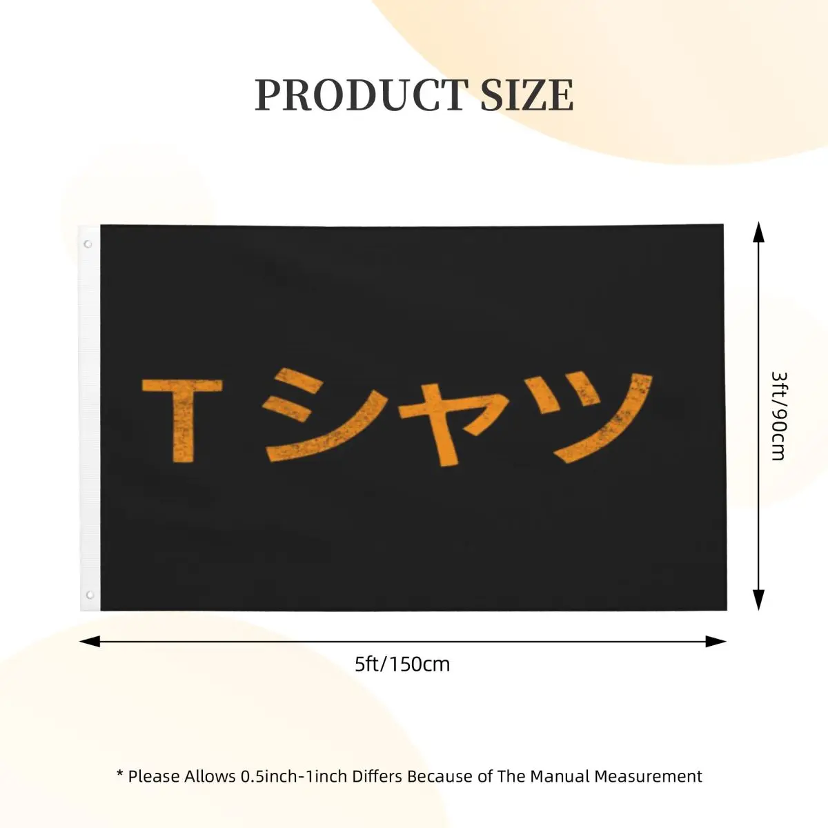 

Dekus Anel Rully Transparent Duplex Print One Flag For Decoration