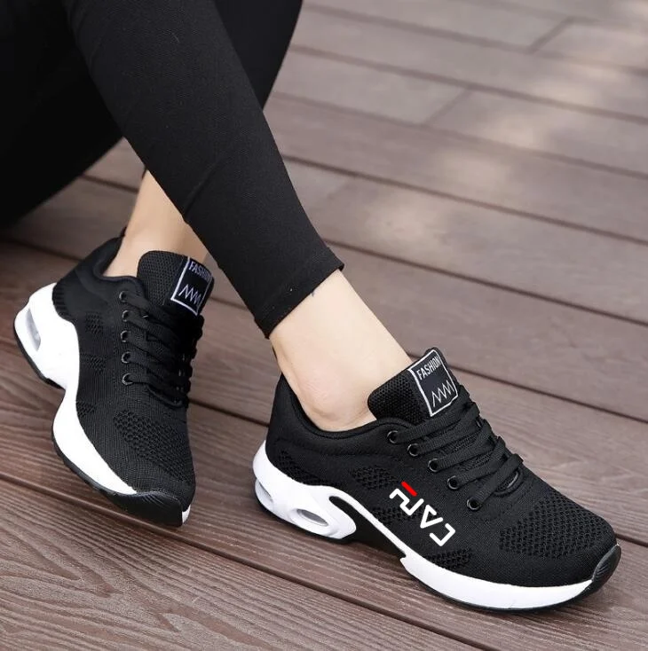 2023 Summer Women Shoes Breathable Mesh New Fashion Light Weight Sports Shoes Casual Walking Sneakers Tennis Shoes Plus Size 42
