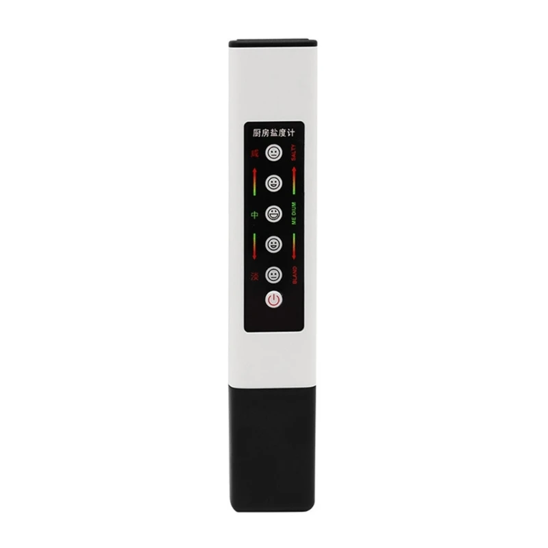 

Practical Food Salinity Tester Pen Salinometer LED Electronic Food Salt Concentration Meter,Battery Powered