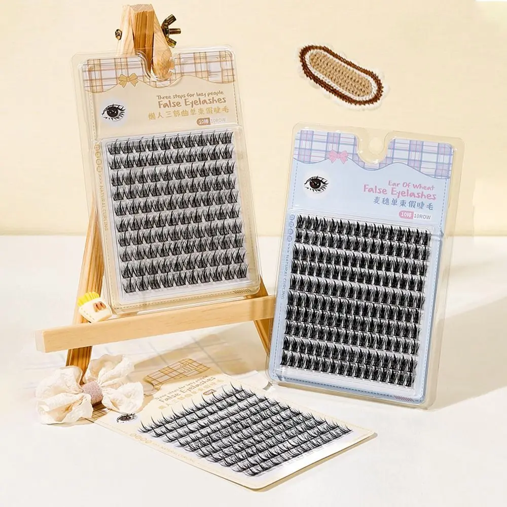 10 рядов сделай сам ленивые накладные ресницы трилогия толстые завивающие Мягкие