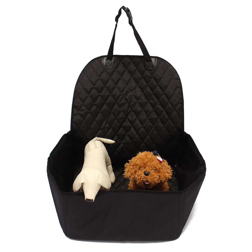 

Waterproof Car Seat Cover Black Cat Pet Dog Carrier Travel Multifunctional Front Row Safe Basket Thicken Folding Booster
