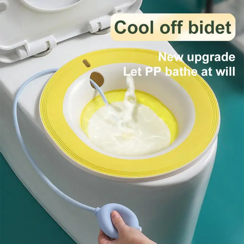 Складная портативная Ванна-биде для беременных и пожилых женщин, умывальник Специальный для лечения геморроя и пациентов в послеродовой пе...