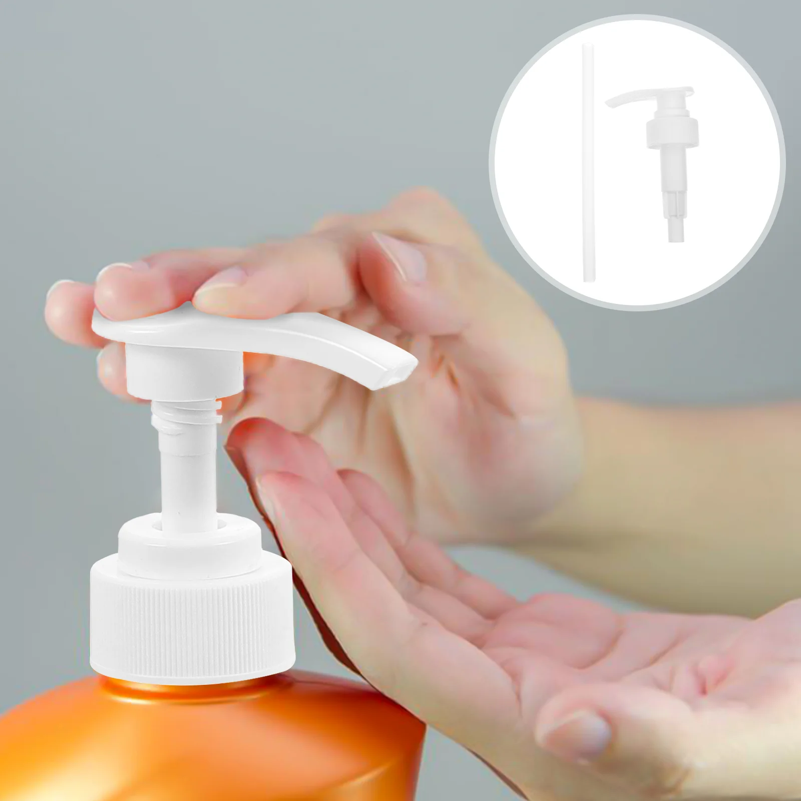

Pump Replacement Dispenser Lotion Head Nozzle Bottle Soap Lids Press Lid Shampoo Botle Pumps Spare Conditioner Liquid Bottles