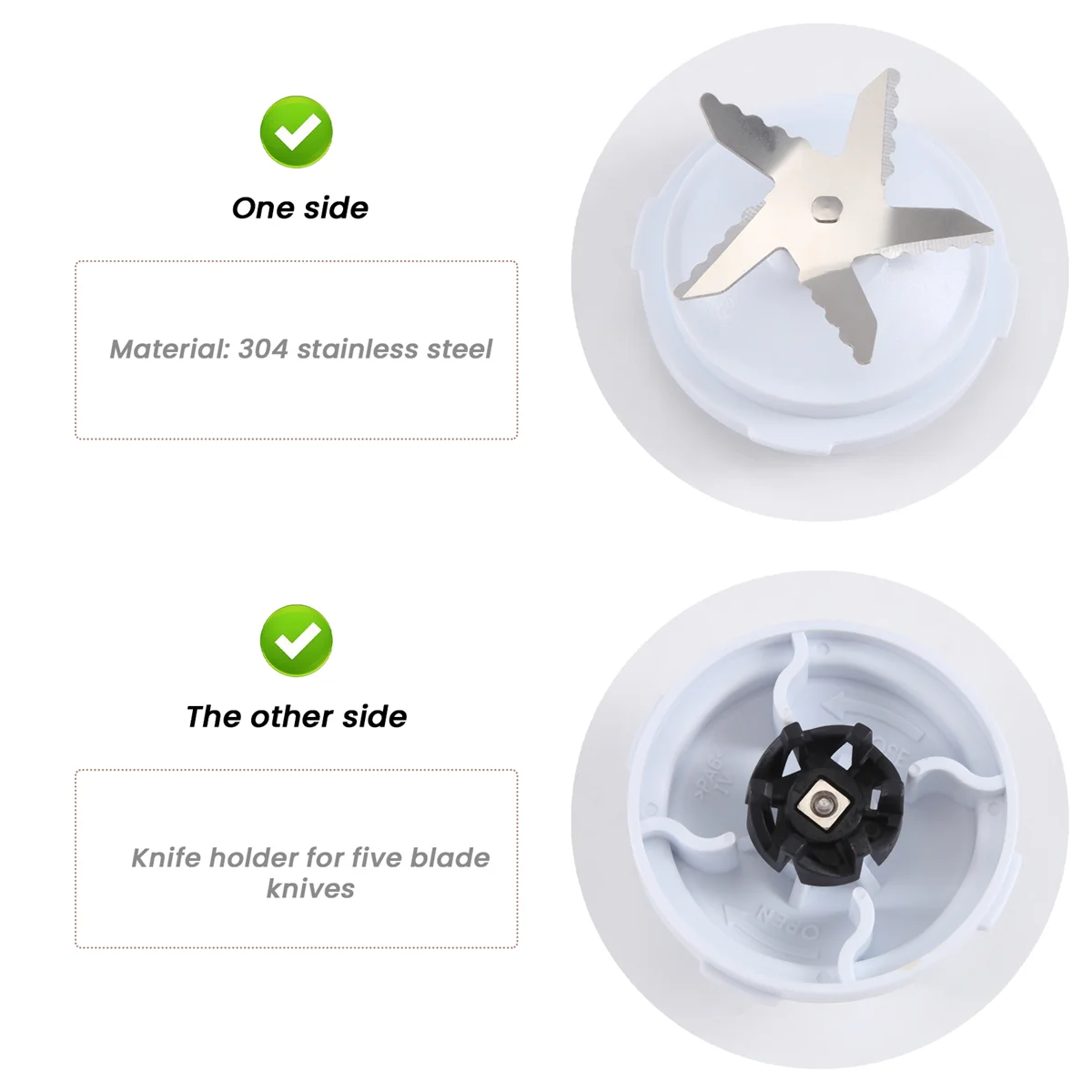 Лезвия ножа с уплотнительным кольцом для Philips HR7625 HR7620 RI7620 RI7625 HR2160 держатель