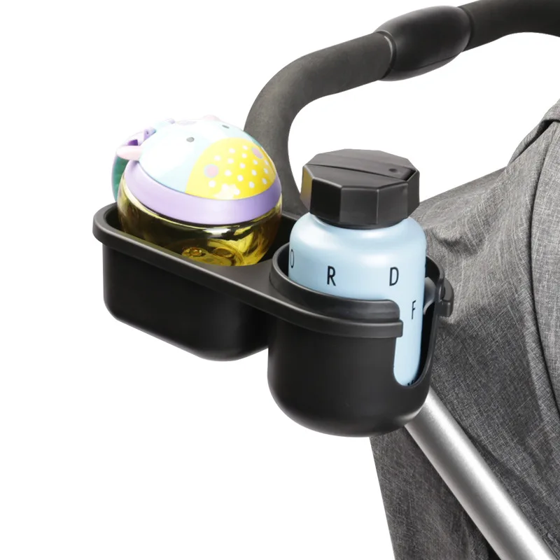 New baby carriage cup holder two-in-one stroller baby bottle water cup snack rack stroller universal accessories cup holder