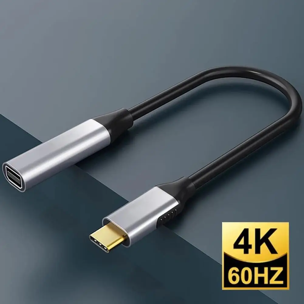 

Usb-c To Mini Displayport Adapter Usb 3.1 Type C (thunderbolt 3) To Mini Dp Adapter Supports 4k 1080p Aluminum Alloy
