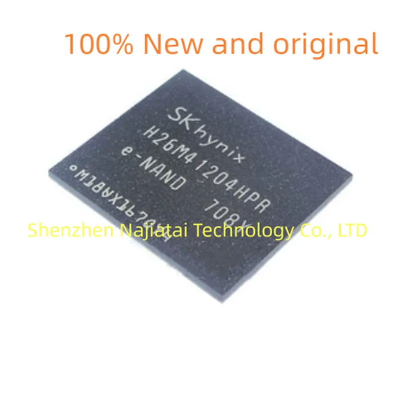 

2-5-10PCS/LOT 100% New Original H26M41204HPR eMMC ver 5.1 BGA-153 H26M41204 In Stock