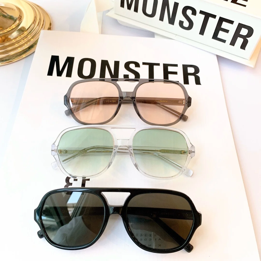 

2019 New Fashion GENTLE MONSTER GM Flack Bee Korea Polarizing UV400 Glasses Brand Designer Men Women Sunglasses