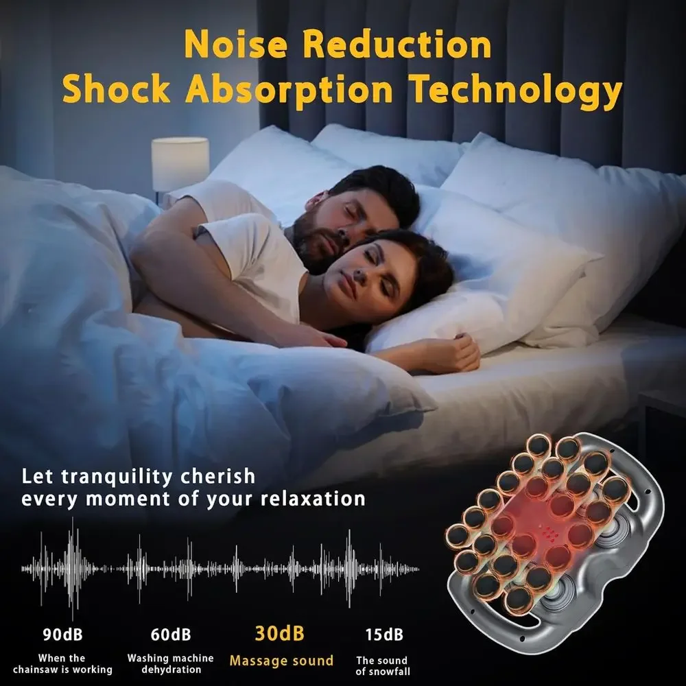 Фото Массажный пистолет FirmHome StoreDeep Tissue Percussion с 9 скоростями для снятия мышечной боли в ногах, плечах и спине №3