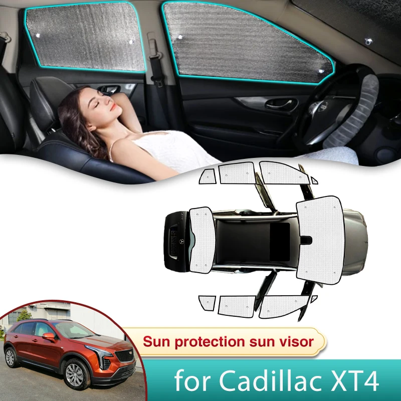 Полный автомобильный солнцезащитный козырек для Cadillac XT4 2019 2020 2021 2022 2023 2024