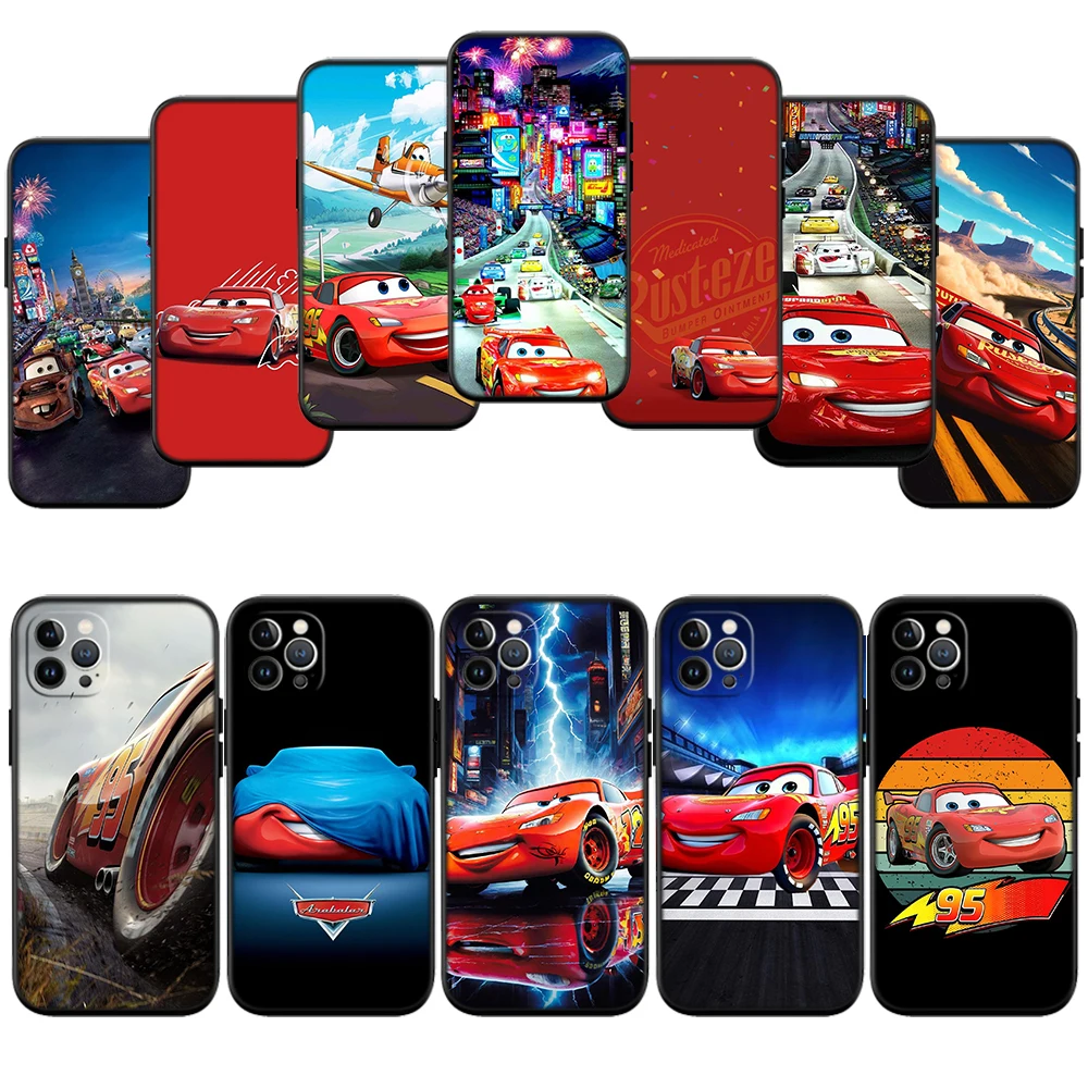Фото Чехол для телефона ED6 Cars Lightning McQueen для OPPO A40 A60 A80 A15 A16 A17 A54 A54S A53 A53S A56 A57 A98 №2