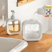 transparent dispensing bottle bathroom hand sanitizer bottle plastic press type lotion dispensing bottle empty bottle