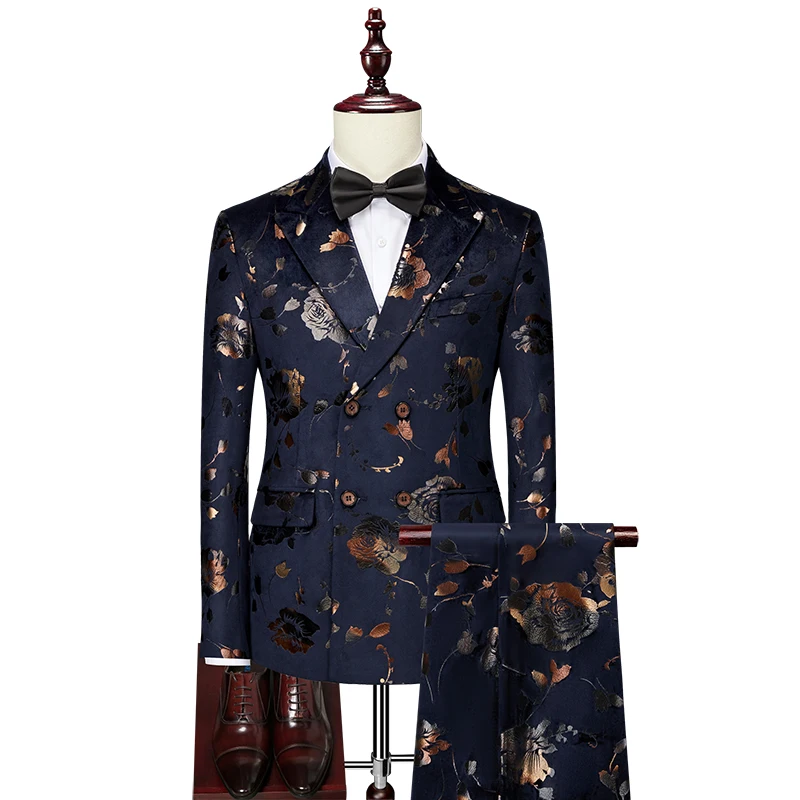 

Boutique 6XL (Блейзер + брюки) Элегантный Модный Простой деловой Повседневный облегающий официальный костюм из двух частей в британском стиле