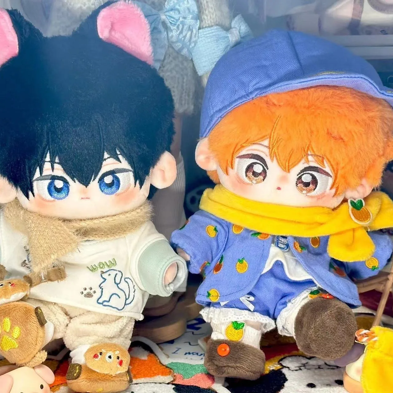 

Аниме Haikyuu! Tobio Kageyama Shoyo Hinata очаровательный Косплей 20 см плюшевые куклы наряд одежда плюшевые кавайные рождественские подарки