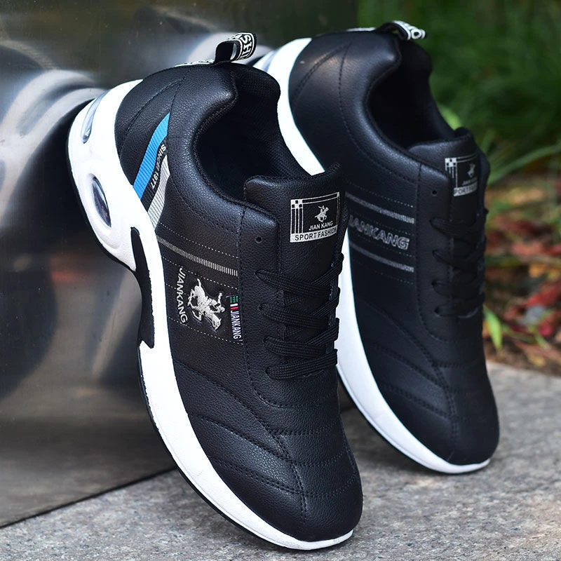 48 Plus Size Running Shoes Summer 2022 Men Outdoor Breathable Sports Leather Shoes Non-slip Lace-up Male Sneakers Fitness Shoes