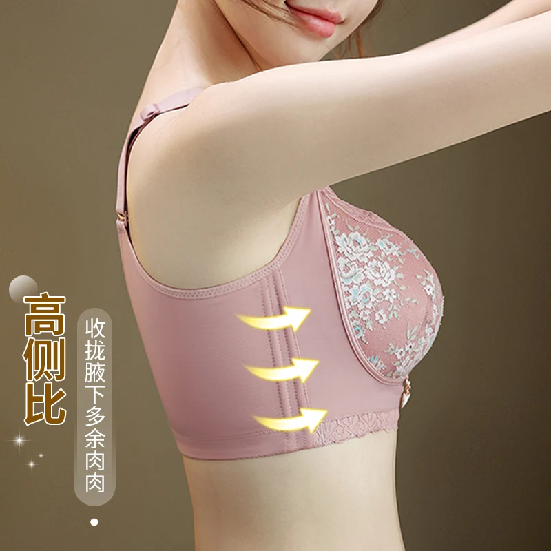 Сексуальный кружевной тонкий бюстгальтер большого размера Fat MM чтобы