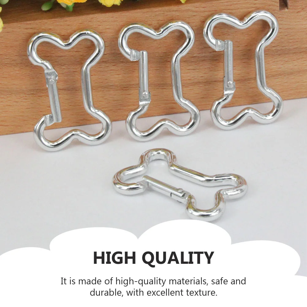 20 шт. карабин для кемпинга ненормальная форма безопасный небольшой кулон из