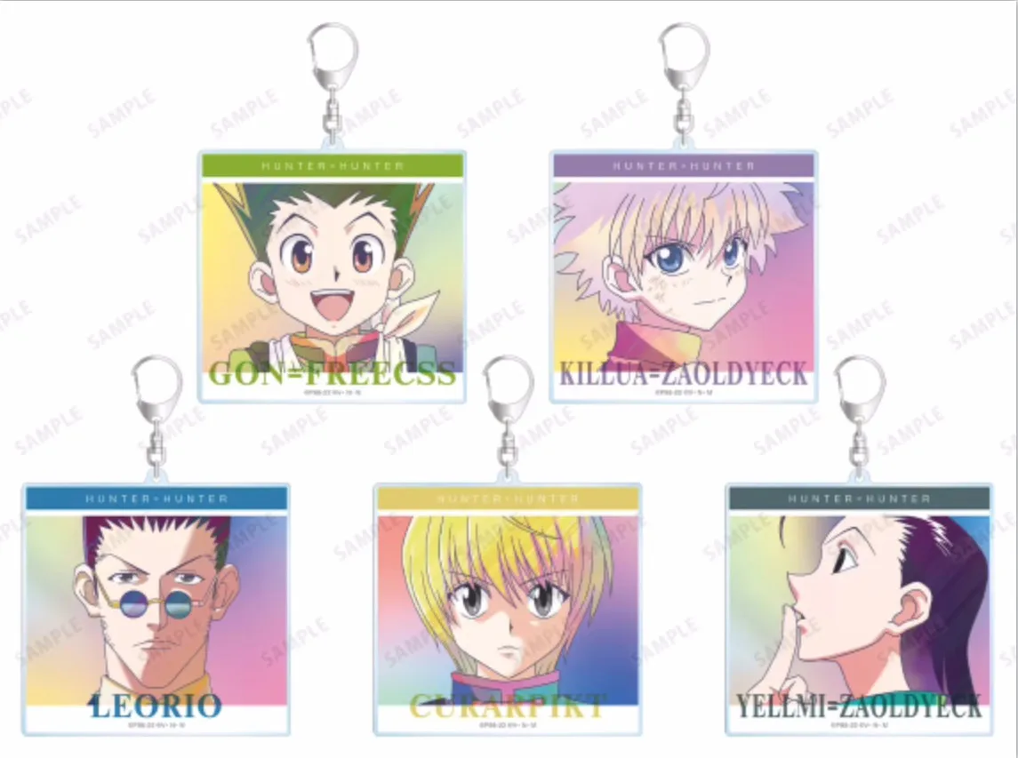 

Anime HUNTER×HUNTER GON·FREECSS Killua Zoldyck Hisoka Acrylic Keychain Keyring Figure Model Pendant Toy Cosplay 5044