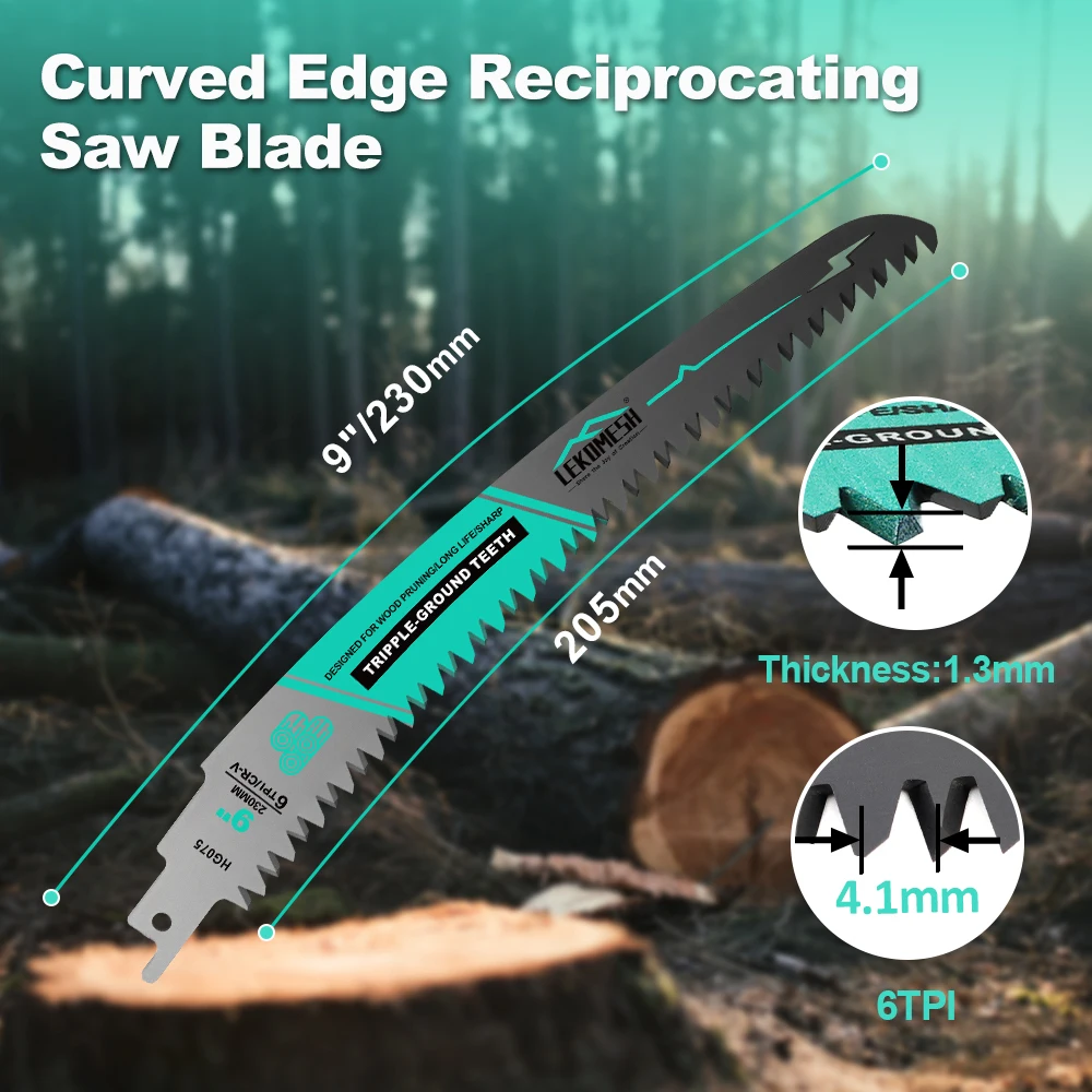 

LEKOMESH изогнутые сабельные пилы 6TPI 4 шт.
