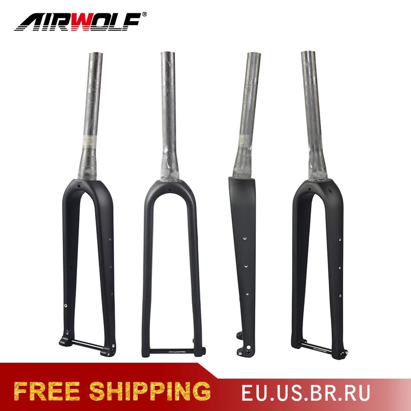 T800 Carbon Fiber Gravel Bike Fork 700C Disc Brake Max Wheel