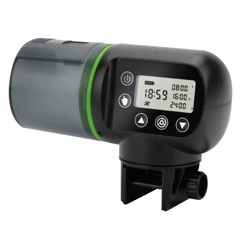 Кормушка для рыбалки дозатор кормления золотых рыбок креветок с таймером