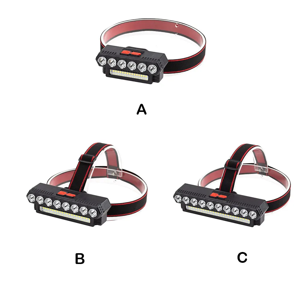 

Налобный фонарь с COB матрицей, зарядка через USB, 90 градусов, 1200 мАч