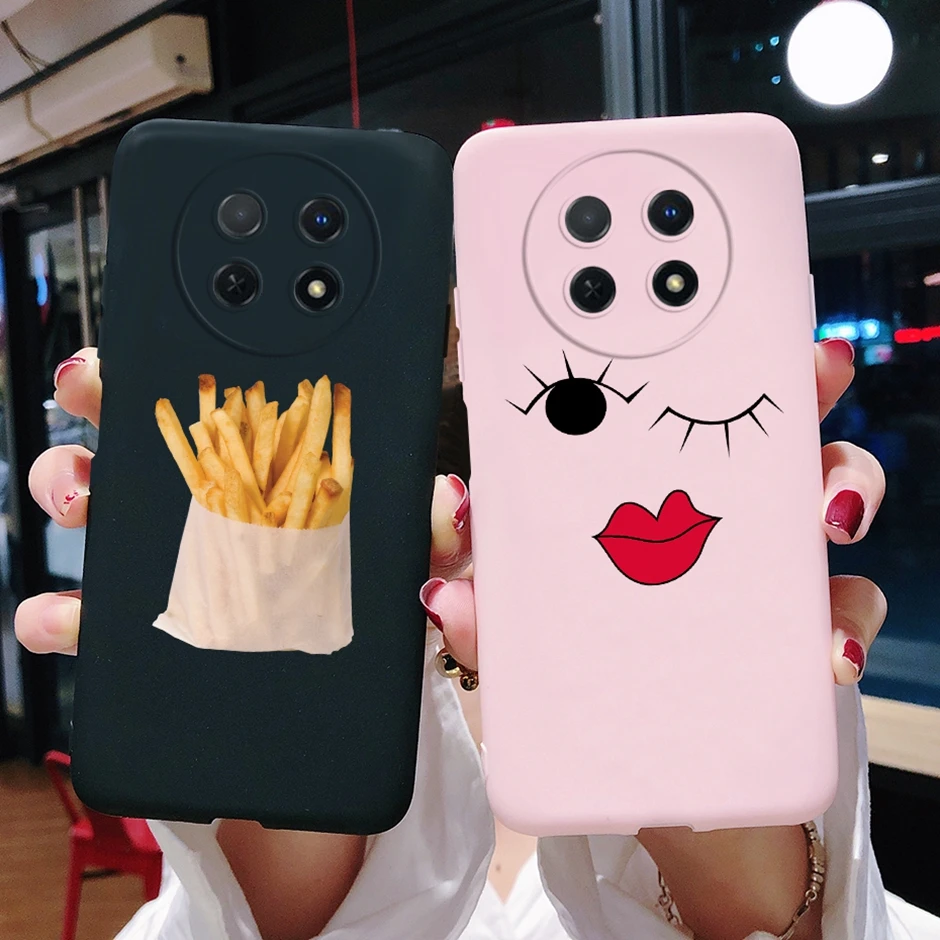 Фото Чехол для Huawei Nova Y91, мягкий силиконовый чехол из ТПУ карамельных цветов, чехлы для телефонов, Coque для Huawei Nova Y91, NovaY91 №2