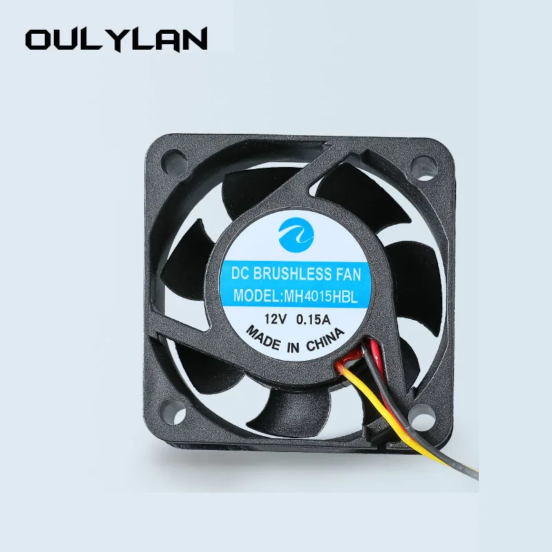 Двухшаровой вентилятор постоянного тока Oulylan, 12 В, освежитель воздуха, вентилятор для освещения сцены, вентилятор 40x40x15 мм, 5300 об/мин, рабочая станция Двухшаровой вентилятор постоянного тока Oulylan, 12 В, освежитель воздуха, вентилятор для освещения сцены, вентилятор 40x40x15 мм, 5300 об/мин, рабочая станция