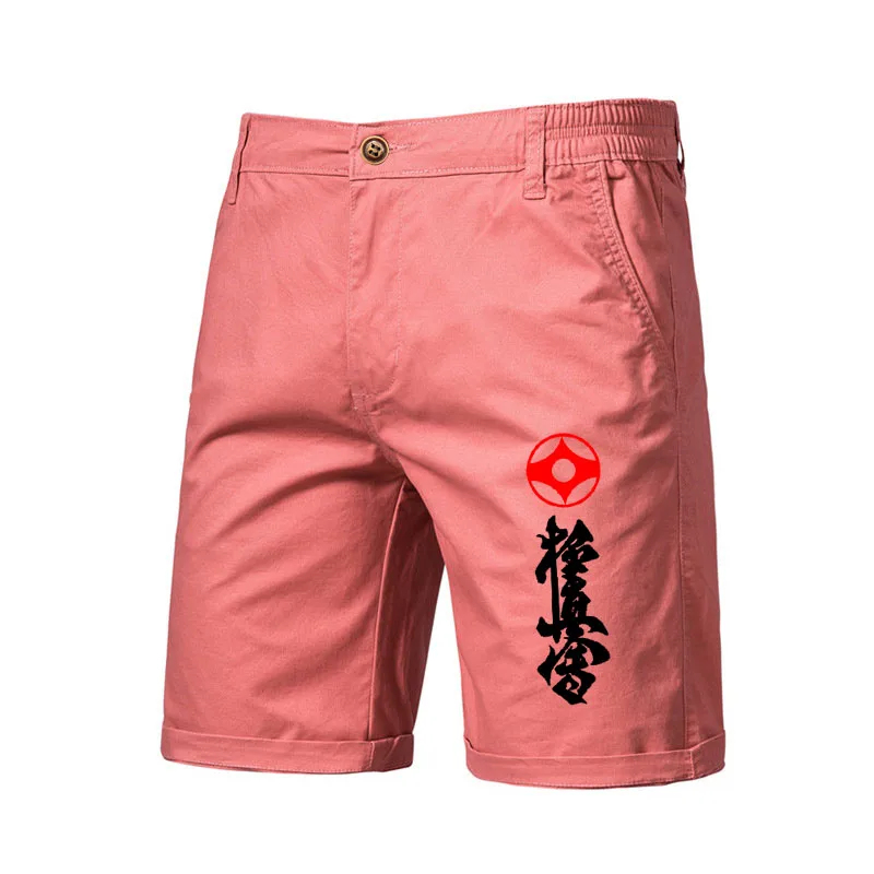 2024 летние хлопковые шорты большого размера деловые повседневные мужские