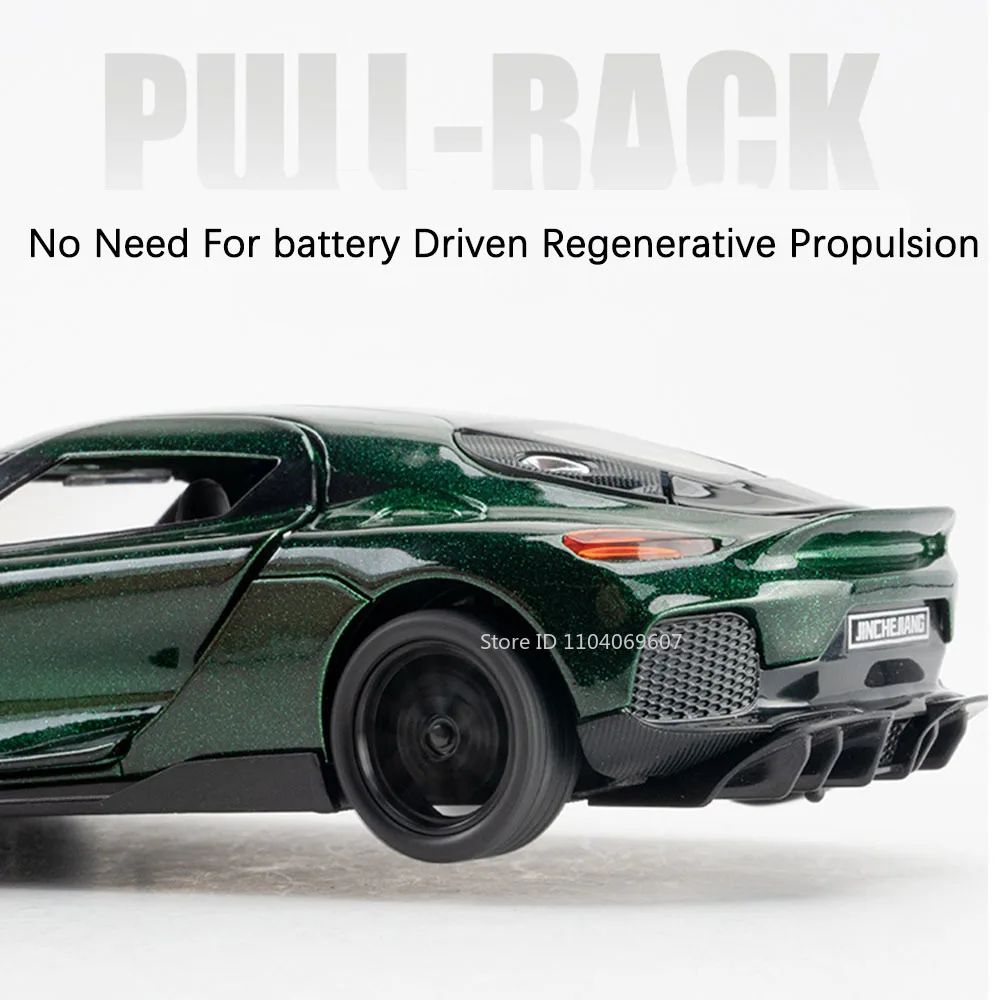 KNSG Gemera Масштаб 1:32 Литая Под Давлением Модель Автомобиля Игрушечный Спортивный