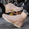 2023 Men Outdoor Fishing Shoes Punk Ankle Rubber Boots Waterproof Strong Blocking Water Shoes Wellies Kitchen Shoes Size 39-44 5