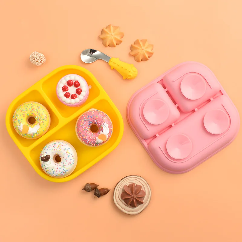 Мощные присоски для малышей силиконовая разделенная детская тарелка без BPA